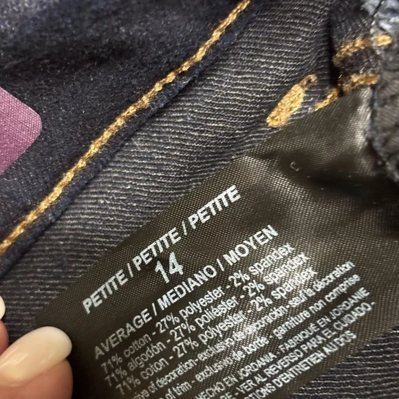 Gloria Vanderbilt AMANDA High Rise Jeans - Dark Blue NWOT - Picture 6 of 7